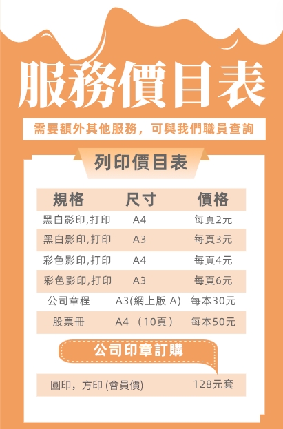 虛擬辦公室價錢